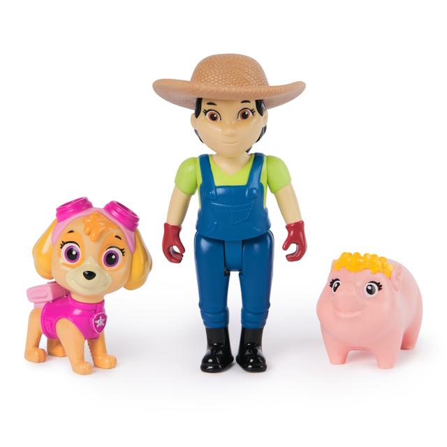 Paw Patrol, Skye and Farmer Yumi Figure Set